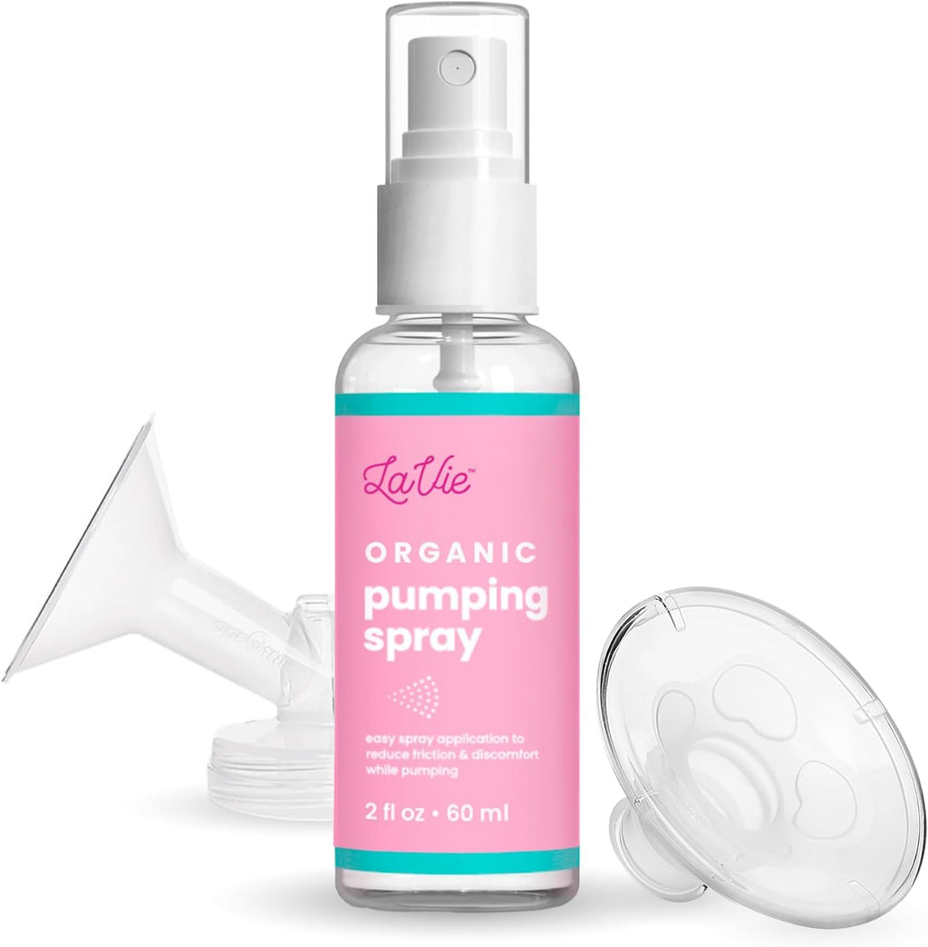 Organic Breast Pumping Spray, Pump Spray Breastfeeding, Breast Pumping Oil, Nipple Spray Pumping, Breast Pump Spray, Lubricant for Breast Shields and Flanges, Prevents Sore Nipples - 2 Oz 2oz