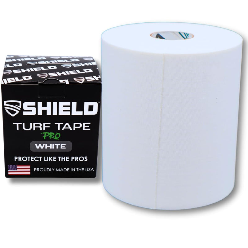 SHIELD Turf Tape Football ‚Äì USA Made ‚Äì 30 Ft, Flexible Arm Protection, Sweatproof Athletic Tape, Durable 4-Way Stretch ‚Äì White