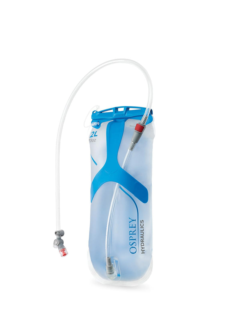 Osprey Hydraulics Backpack Water Reservoir with Bite Valve - BPA-Free, Leakproof Hydration Bladder with QuickConnect and Slide-Seal - Compatible with Most Hiking and Biking Packs, Clear 2L - BeesActive Australia
