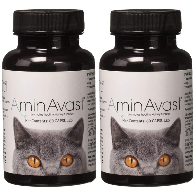 Kidney Support Supplement for Cats and Small Dogs, 300mg 2-Pack - Promotes Natural Kidney Function - Aids in Health and Vitality of Aging Kidneys - Easily Administered - 60 Sprinkle Capsules - PawsPlanet Australia