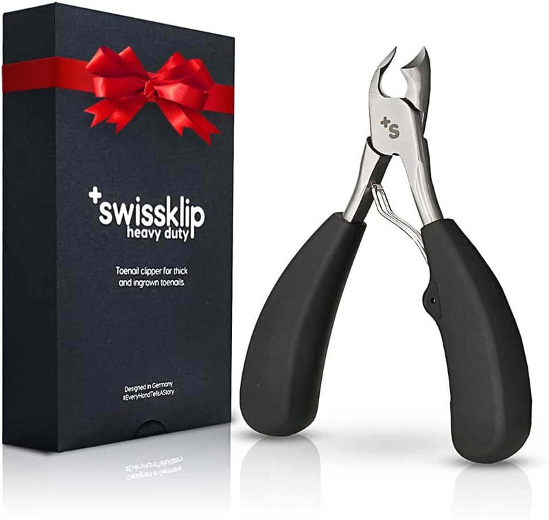 Swissker by Swissklip Heavy Duty Toenail Clippers for Men and Women – Professional Ergonomic Large Toe Nail Cutter & Trimmer for Thick Nails Seniors, Long Handle Toe Nail Clipper 1 Unit Pack - BeesActive Australia