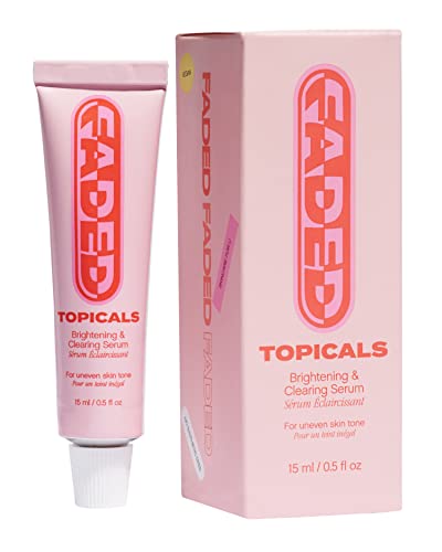 Topicals, Faded Brightening Serum, Reduces Discoloration, 0.5 Fl Oz 0.5 Fl Oz (Pack of 1)
