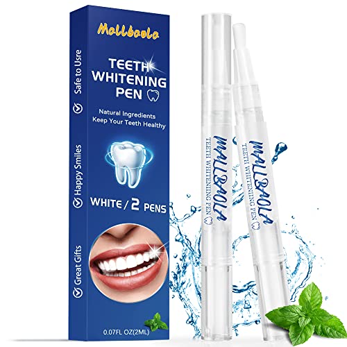 Teeth Whitening Pen Kit(2 Pens), Teeth Whitening Gel for Whiten Teeth