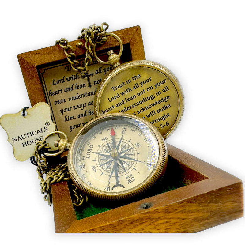 NAUTICALS HOUSE Religious Gift, God’s Compass, My Soul, My Treasure, My Today, My Tomorrow, Christian Gifts for Men, Catholic Gifts, My Forever, Confirmation Gift Ideas, Baptism Gifts. - BeesActive Australia