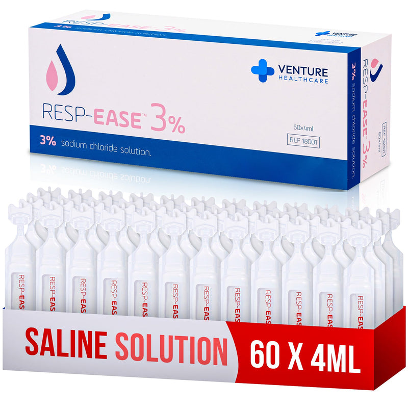 3% Saline Solution for Moisturizing of The Airways - Sodium Chloride 3% for Nose, Nasal Cleanse for Adults and All Ages - 240ml / 8.12 fl oz - BeesActive Australia