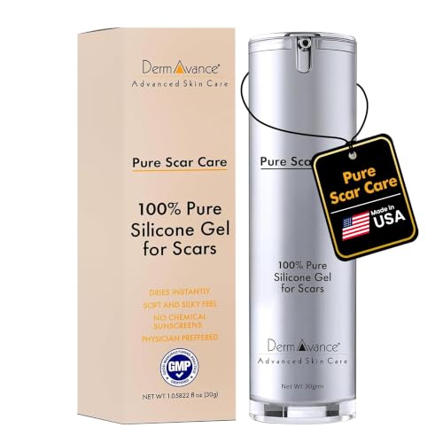 DermAvance Pure Scar Care - Silicone Scar Cream for Surgical Marks - 30g