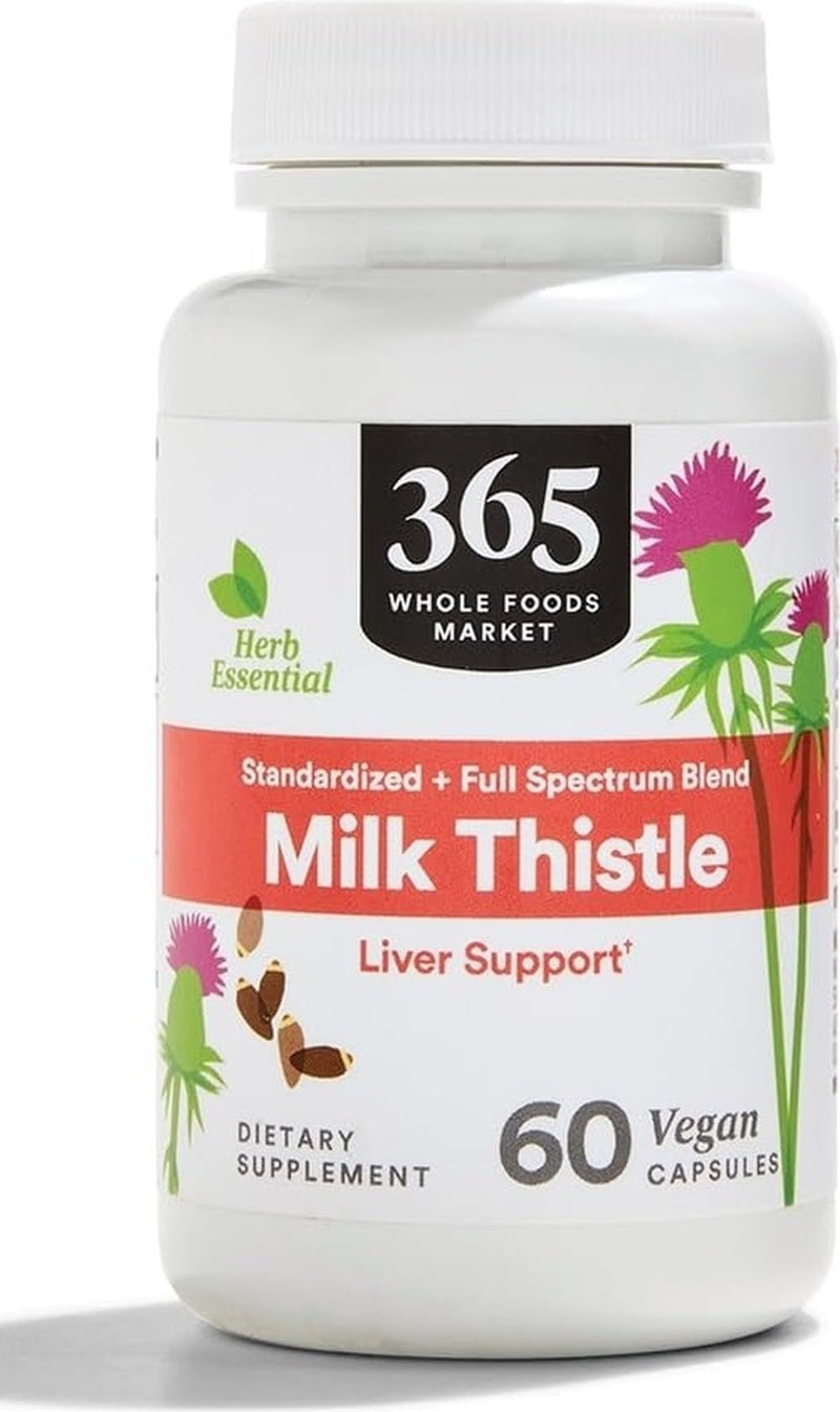 365 By Whole Foods Market, Milk Thistle, 60 Count 60 Count (Pack of 1)