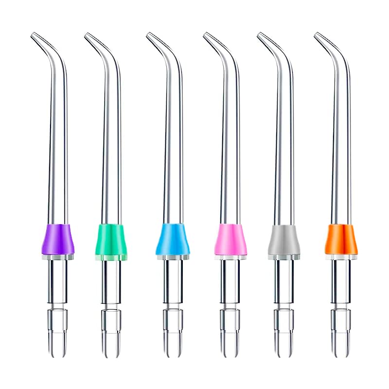 Flosser Replacement Tips for Waterpik Water Flosser, High-Pressure Water Flosser Tip Replacement, Compatible with Waterpik Oral Irrigator (6-P) 6-P - BeesActive Australia