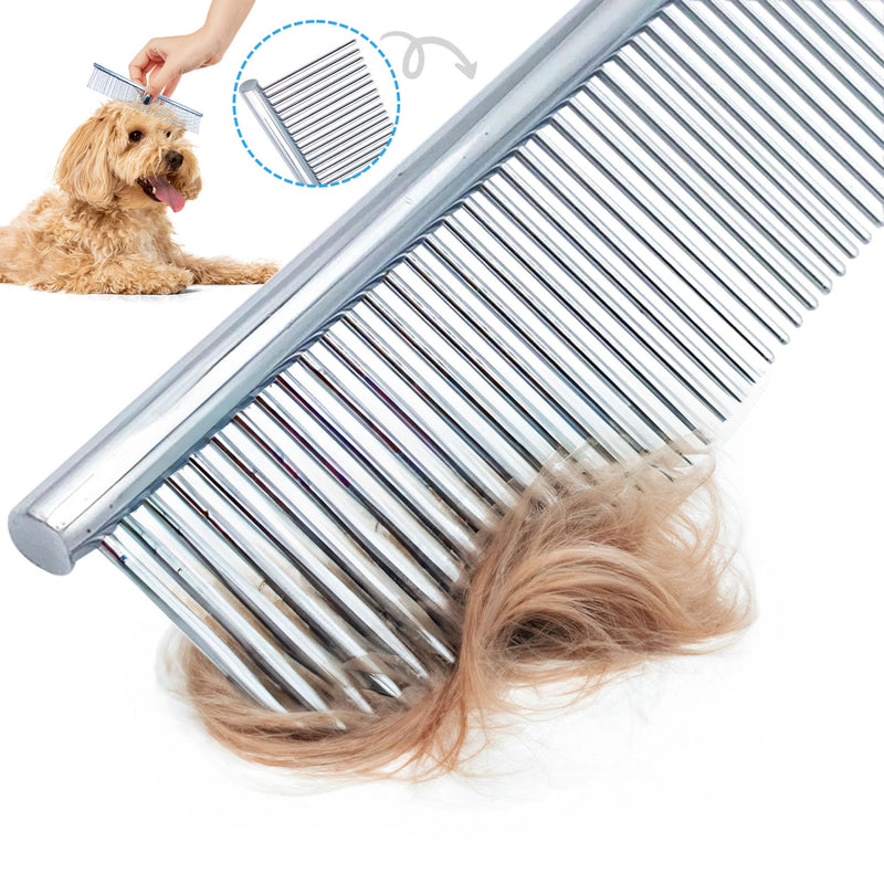 Doodle Comb For Grooming, Metal Dog Comb for Goldendoodle - Metal Comb For Dogs Doodles - Dog Comb for Goldendoodles, Poodle Comb, Finishing Comb - Grooming Comb For Doodles - BeesActive Australia