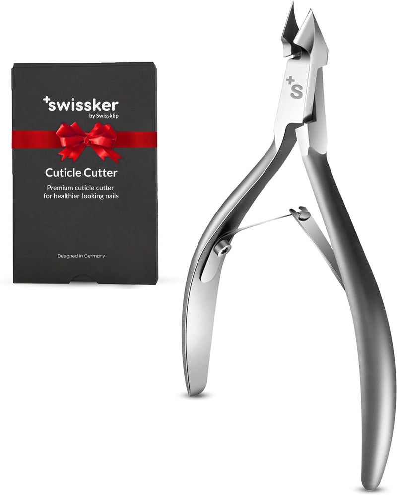 Swissker by Swissklip Cuticle Trimmer, Cuticle Remover, White Elephant gifts, Cuticle Nippers, Cutter, Nail Nipper used along with Cuticle Pusher Tool, Nail Cuticle Trimmer (1) - BeesActive Australia