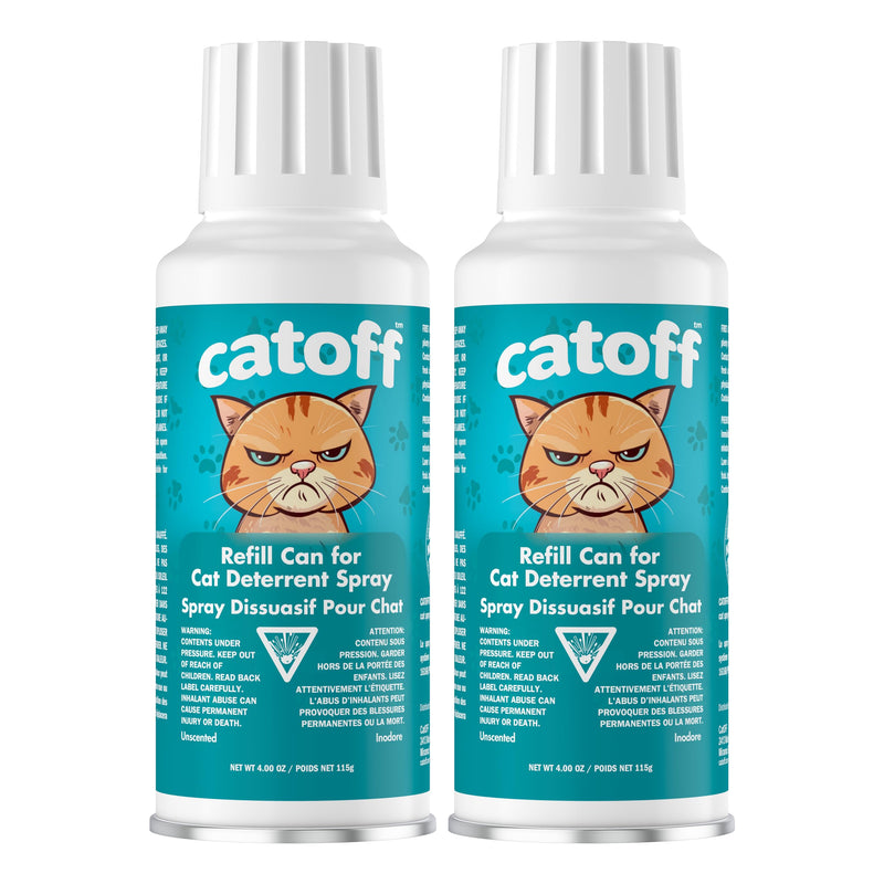 Pack of 2 Refill Compatible with SSSCAT Indoor Cat Deterrent Spray System, Made in USA, 3.89 oz / 115 ml 2 Pack - BeesActive Australia