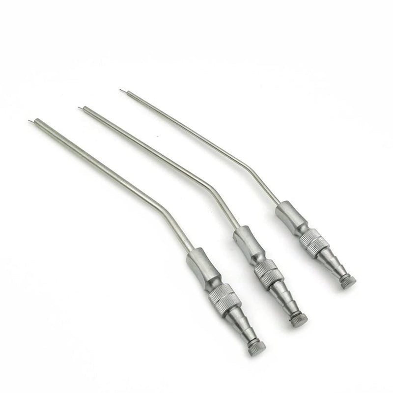 3PCS Dental Surgical Aspirator Ferguson Frazier Suction Tube Laboratory Tube 3mm/4mm/5mm Implant Tool - BeesActive Australia