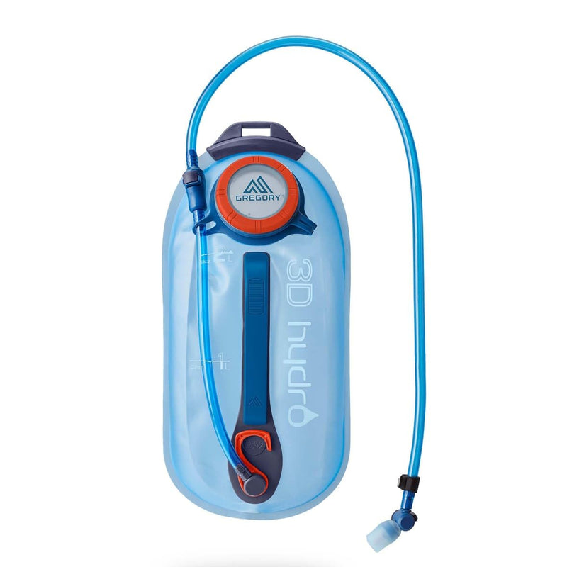 Gregory 3D Hydro 2L Day Hiking/Backpacking Hydration Water Bladder Ocean/Orange - BeesActive Australia
