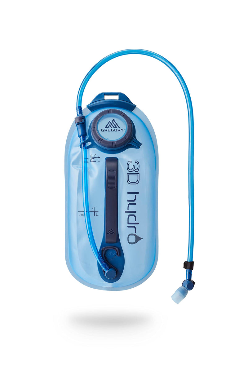 Gregory 3D Hydro 2L Day Hiking/Backpacking Hydration Water Reservoir/Bladder, Optic Blue - BeesActive Australia