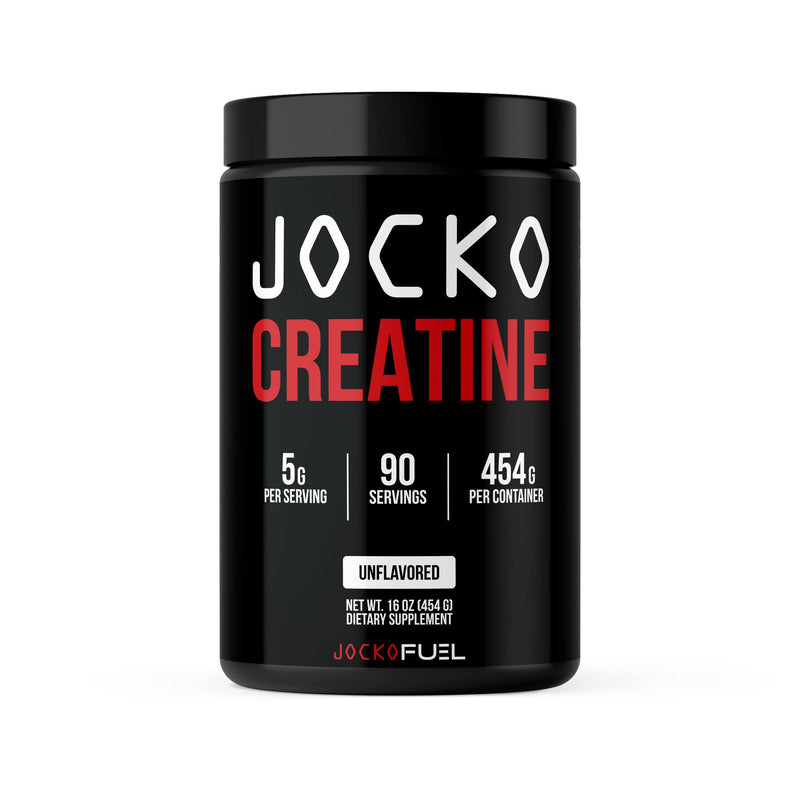 Jocko Fuel Creatine Monohydrate Powder - Creatine for Men & Women, Supplement for Athletic Performance & Muscle Health, 90 Servings 16 oz (Unflavored) - BeesActive Australia