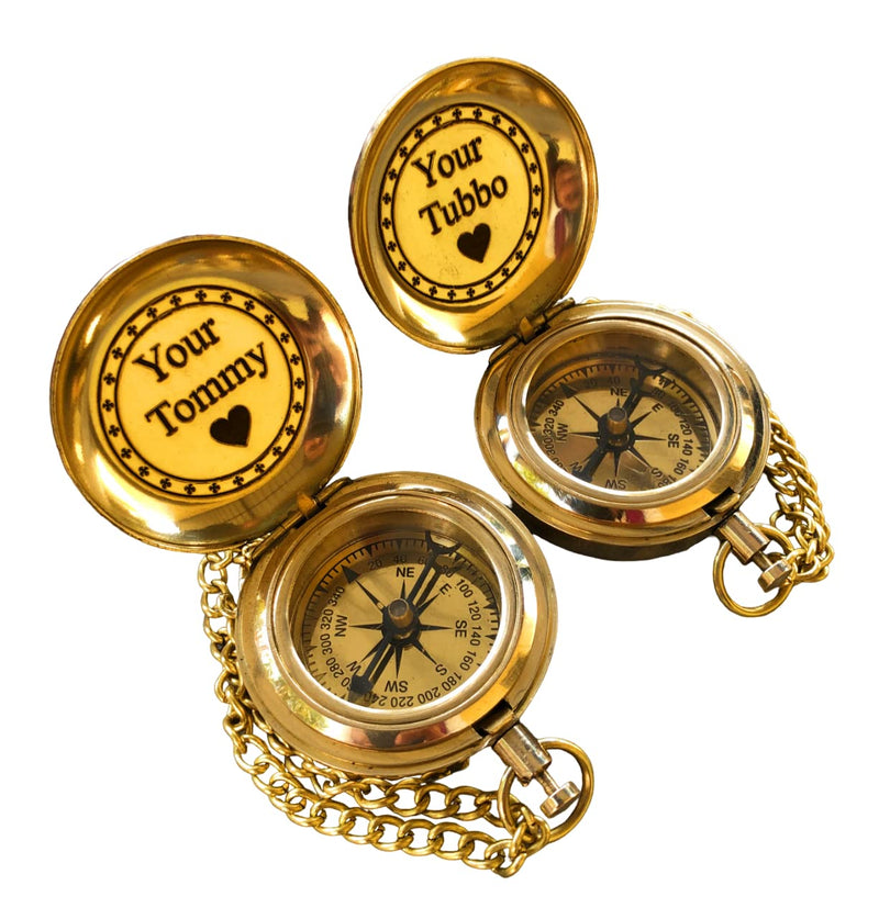 Brass Compass, Your Tommy Compass, Birthday Gifts, Working Compass, Dual Set Compass, Great Gifts