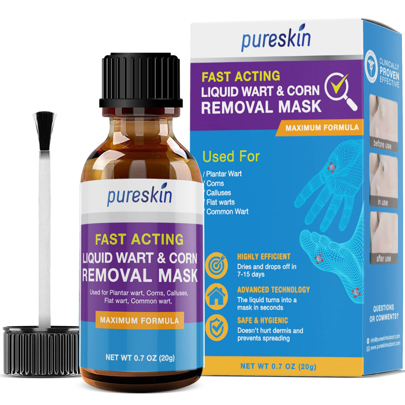 Wart Corn Removal for Feet: Salicylic Acid Plantar Wart Corn Remover Treatment for Toes Foot fingers hands - BeesActive Australia