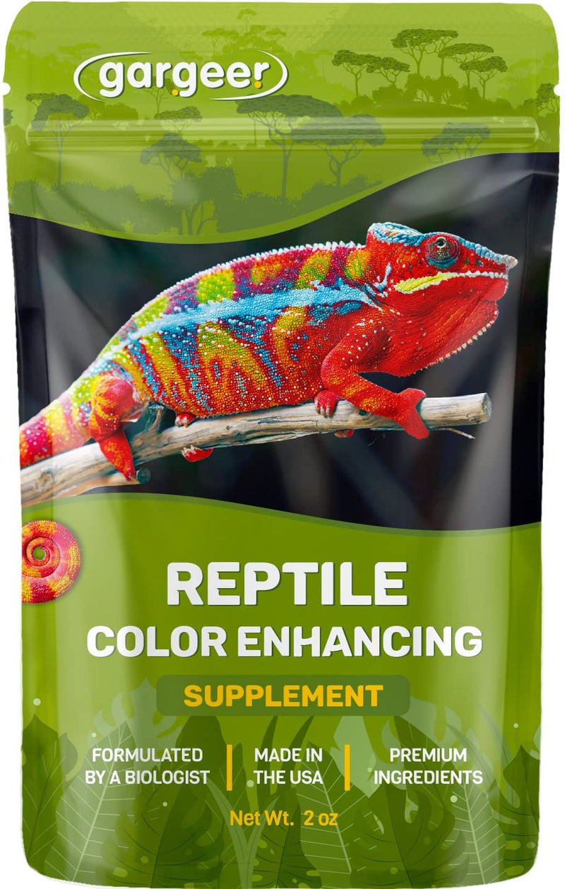 All Reptiles Color Enhancer. Magnify Vibrant Colors, and Boost Health with Much Needed Minerals and Vitamins. 2oz Pouch for Weekly Use. Enjoy! - PawsPlanet Australia
