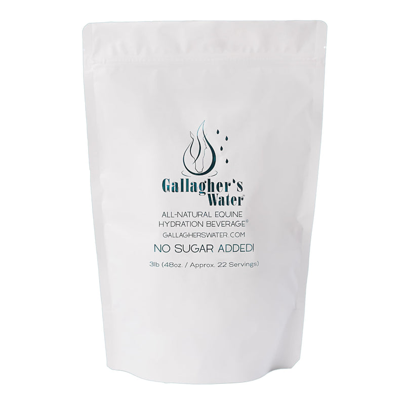 GALLAGHER'S WATER All-Natural Equine Hydration Beverage, Natural Flavor Enhancement Powder Mix with Electrolytes and Trace Minerals Designed to Encourage Horses to Drink Water, No Sugar Added! - PawsPlanet Australia