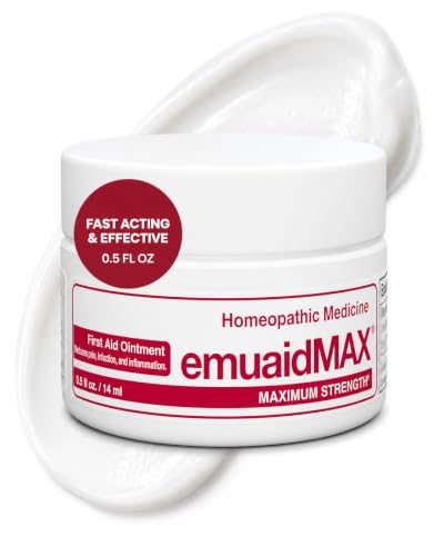 EMUAIDMAX First Aid Ointment for Eczema-Prone, Dry & Itchy Skin, 0.5 oz 0.5 Ounce (Pack of 1)