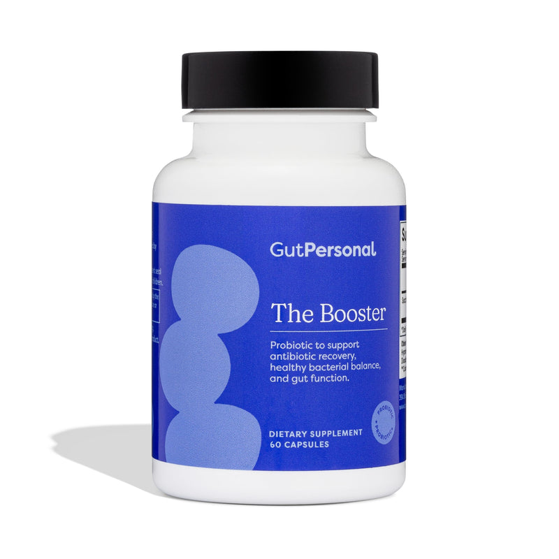 GutPersonal The Booster Targeted Probiotic for Gut Health: Boost Good Bacteria, Reduce Bad Bacteria, and Support The Immune System with 5 Billion CFU Saccharomyces Boulardii, Capsules, 60 Servings