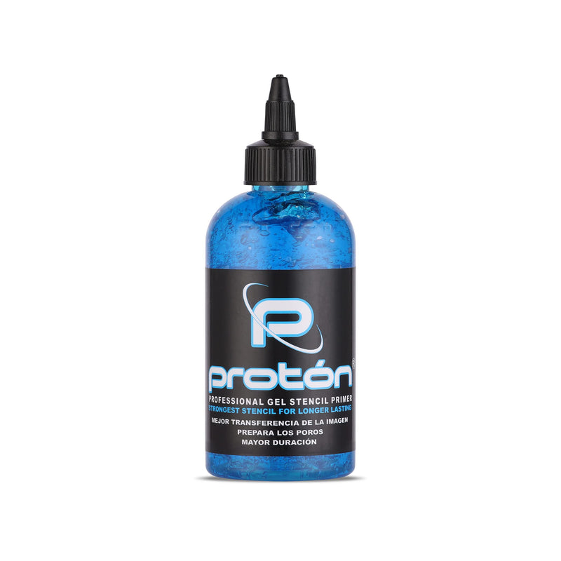 Dynamic Color Co- Proton Tattoo Stencil Primer Gel, Long Lasting, Smudge Proof, Blue, 8oz Bottle 8 Fl Oz (Pack of 1)