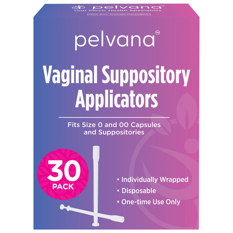 Pelvana Suppository Applicators for Women - (30 Pack) - Fits Size 0 and 00 Capsules - Often Used with Boric Acid Suppositories Pack of 30 - BeesActive Australia