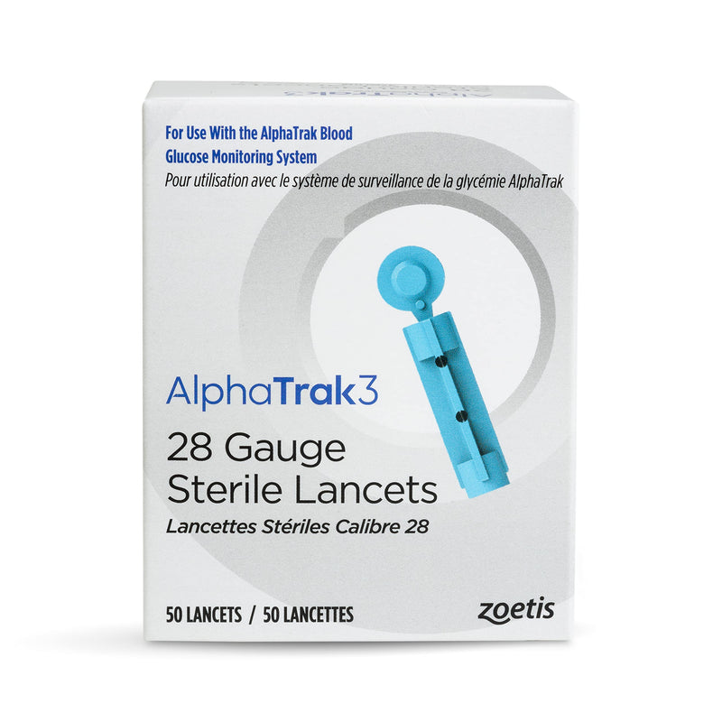 AlphaTrak 3 28 Gauge Sterile Lancets for AlphaTrak 3 Blood Glucose Monitoring System 50 Count - BeesActive Australia