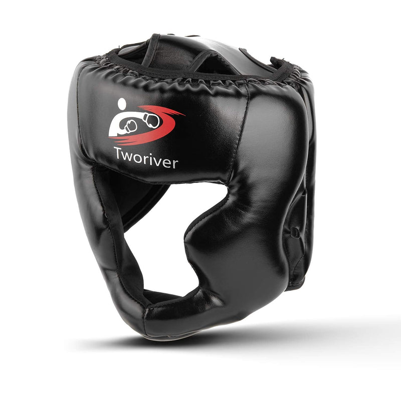 Boxing Headgear 2 Pack, One Size Fits Adult Men and Kids MMA Headgear, Closed Type Boxing Helmet, Sparring MMA Muay Thai Kick Brace