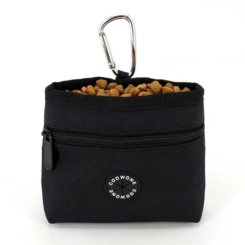 COOWONE Dog Training Treat Pouch Hands-Free Dog Training Pouches Treats Bags, Treat Tote, Magnetic Closure, Pocket Sized Dog Treat Pouch Black - BeesActive Australia