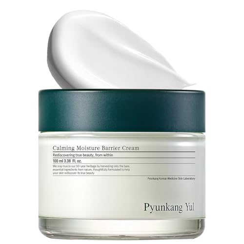 Pyunkang Yul PKY Calming Moisture Barrier Cream Instantly Soothes Sensitive Skin, Hyaluronic Acid & Ceramide for Hydration, Vegan, Korean Skincare (3.38 Fl. Oz, 100ml) Calming Moisture Barrier Cream 3.38 Fl.oz.