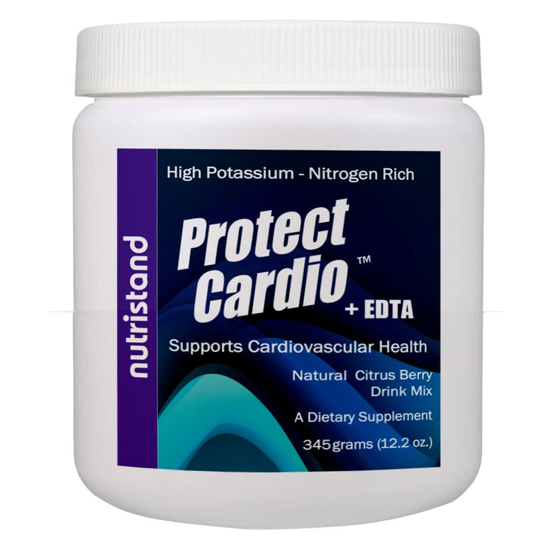 Protect Cardio +EDTA 30 servings 345 grams - Arginine, Citrulline, Potassium, Magnesium, Beet Root, Pine Bark, Gamma Tocopherol, & Vitamin Co-Factors - Great Tasting All-Natural Sugar-Free Formula.