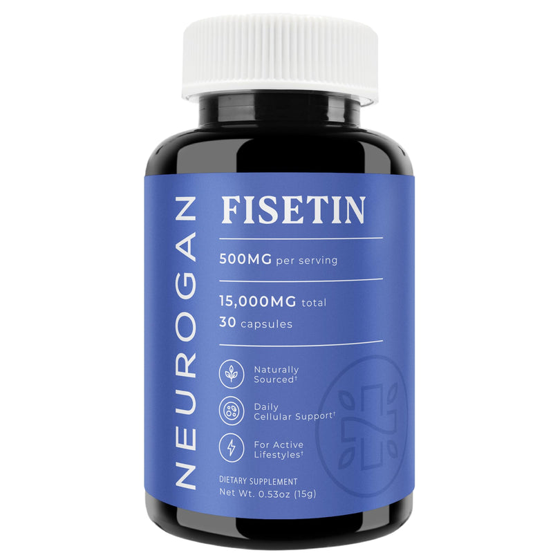 Neurogan Fisetin 500mg – Senolytic & Healthy Aging Cellular Support, 30 Ct