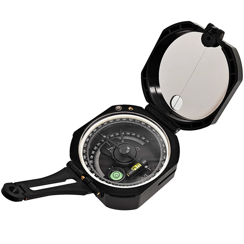 COYOUCO Multifunctional Compass for Hiking, Military Compass Survival Gear Handheld Compass with Carrying Bag, Compass Gift for Kids, Apply to Outdoor Camping and Navigation Black - BeesActive Australia
