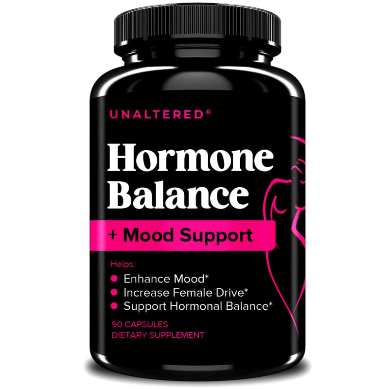 Hormone Balance & Mood Support for Women - Restore Female Drive & Reduce Mood Swings - Natural Hormonal Support Supplement with Tribulus Terrestris & Red Maca Root Extract - 90 Ct - BeesActive Australia