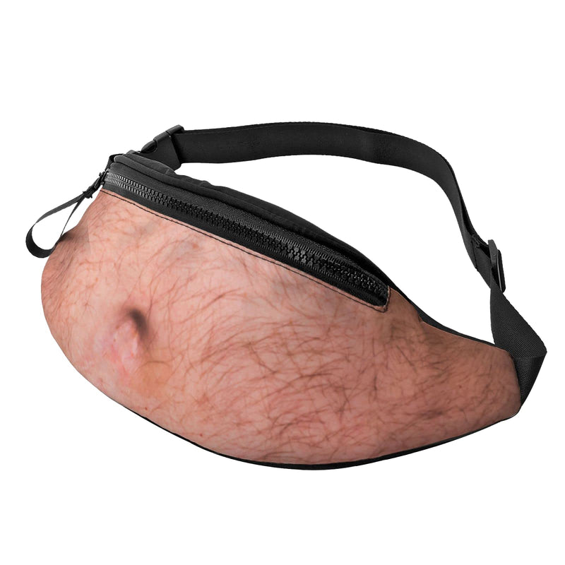 Dad Beer Belly Fanny Pack Waist Bag Adjustable Belt Bag For Men Women Traveling Hiking Cycling Running Dad Beer Belly