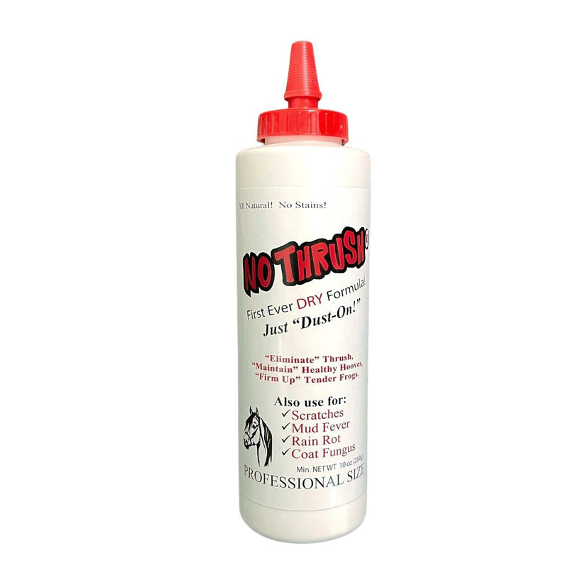 No Thrush Dry Powder Treatment for Horses - Wound Care, Scratches, Rain Rot, Mud Fever, Coat Fungus - All Natural Ingredients, Non-caustic, Easy to Use Powder Formula (10 oz) 10 oz. - BeesActive Australia