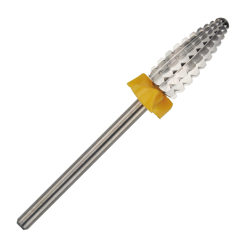 C & I Nail Drill Typhoon Style Efile for Electric File Machine, 1 Way Sharp File-Teeth for Acrylic Gel Nails Remove, Manicure Tools for Nail Techs Use, Right Hand Use Only (Double Coarse -XXC) Double Coarse -XXC - BeesActive Australia