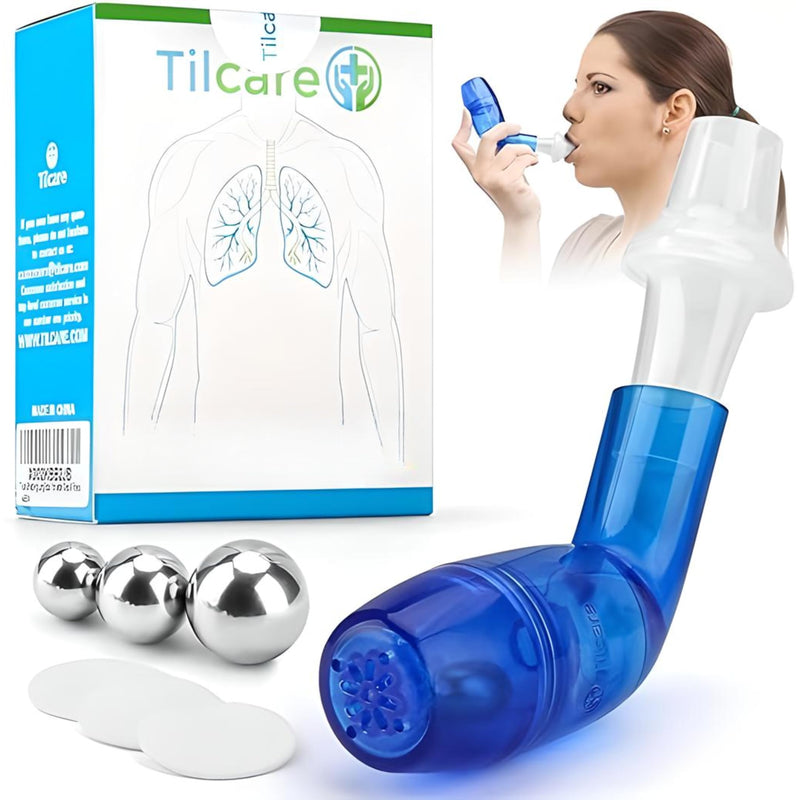 Breathing Trainer & Lung Trainer - Breathing Exercise Device for Lungs, Complete Breather Device & Lung Exerciser Device, Best Breathing Device & Lung Strengthener, Tilcare Respiratory Trainer - BeesActive Australia