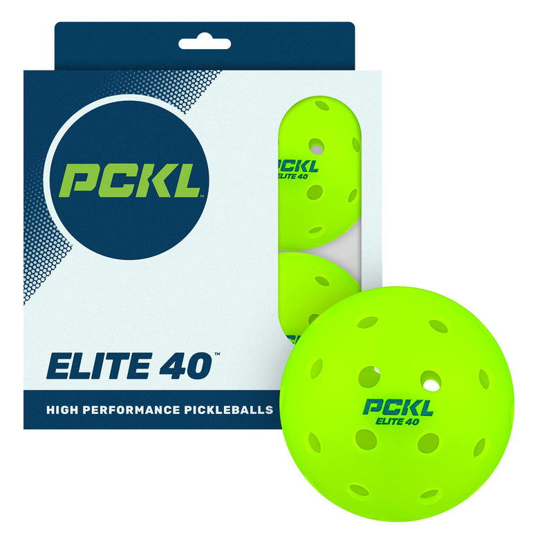 PCKL Elite 40 Pickleball Balls | Tournament and Competition Ball | 4 Pack of Balls | USA Pickleball Approved - BeesActive Australia