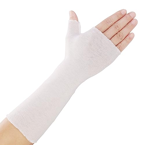 Hand Socks for Splint 10PCS,Tubular Stockinette Tubing for Arm,M White M