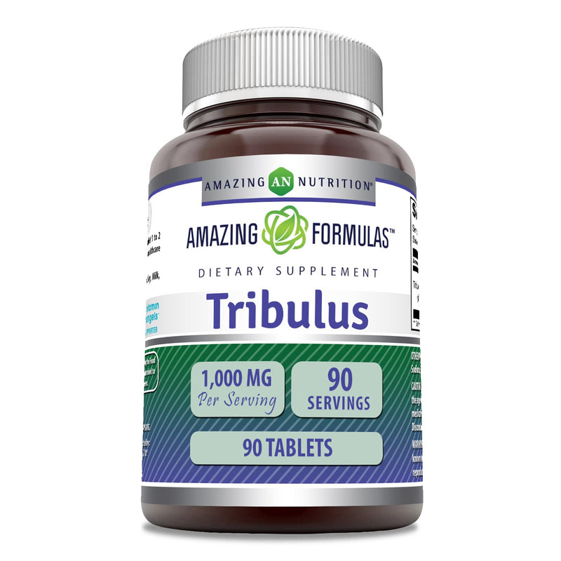Amazing Formulas Tribulus Extract Supplement | 1000 Mg Per Serving | 90 Tablets | Non-GMO | Gluten Free | Made in USA 90 Count - BeesActive Australia
