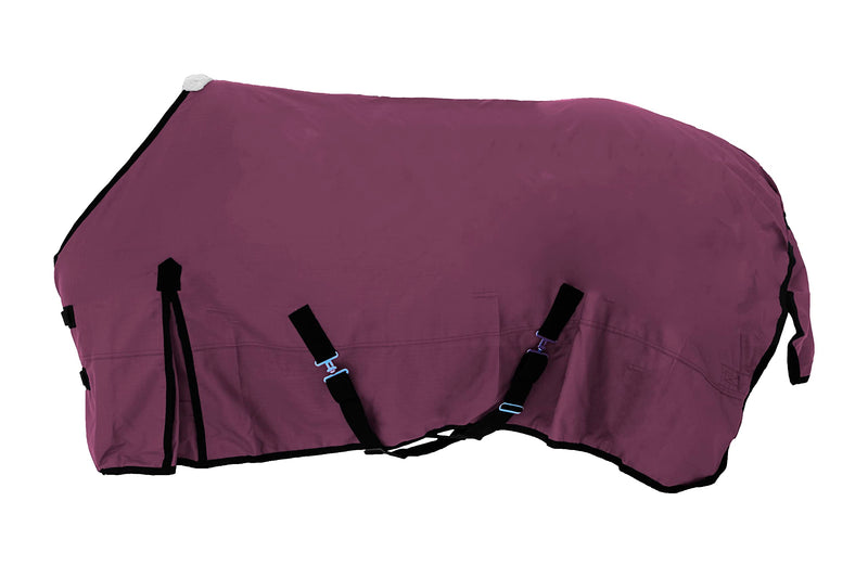 Resistance 600 Denier LightWeight Water Resistant & Breathable Horse Rain Sheet Burgundy 78" - BeesActive Australia