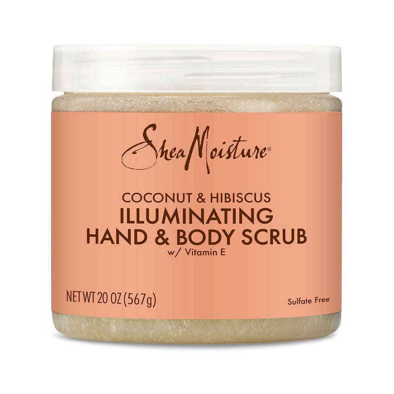 SheaMoisture Body Scrub for Dull Skin Illuminating Coconut and Hibiscus Cruelty-Free Skin Care 20 oz - BeesActive Australia