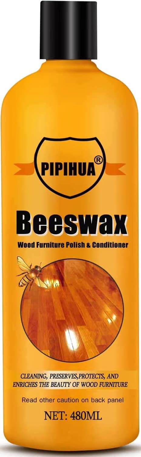 PIPIHUA Beeswax Furniture Wood Polish & Conditioner-Wood Seasoning Beeswax Oil for Wood Cleaner and Polish Furniture, 16.23 Fl Oz 16.22 Fl Oz (Pack of 1) - BeesActive Australia