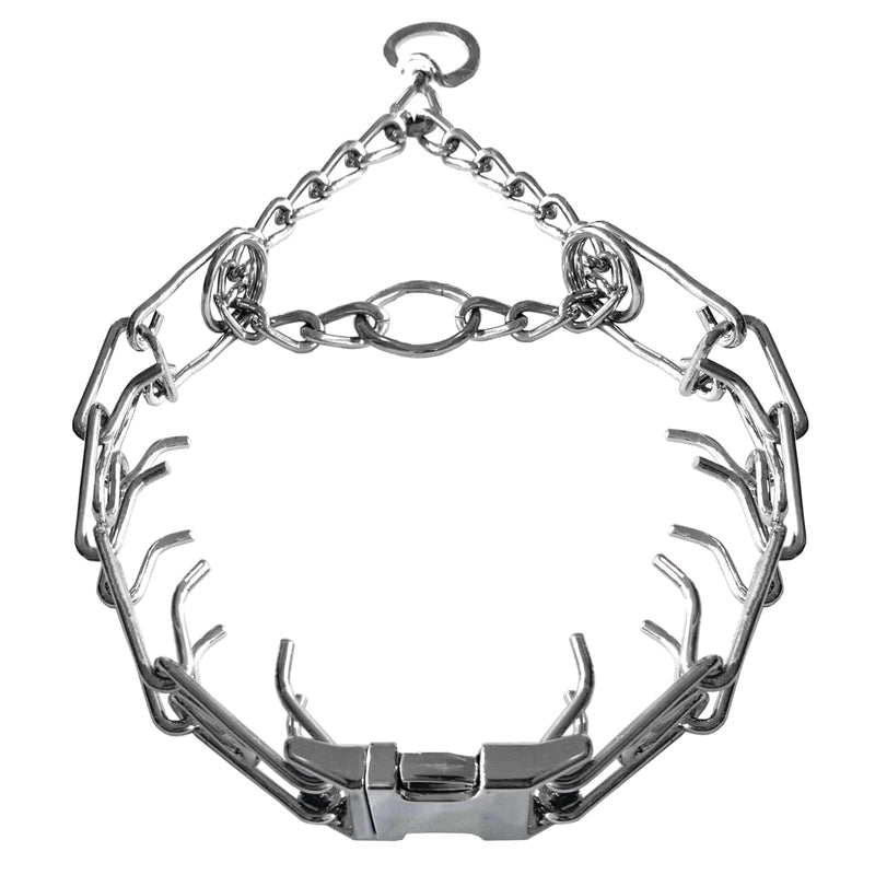 Adjustable Ｃollar Ｎo Pull Ｃollar for Small Medium Large M/L(17-21" Neck, 3.5mm) Silver - BeesActive Australia
