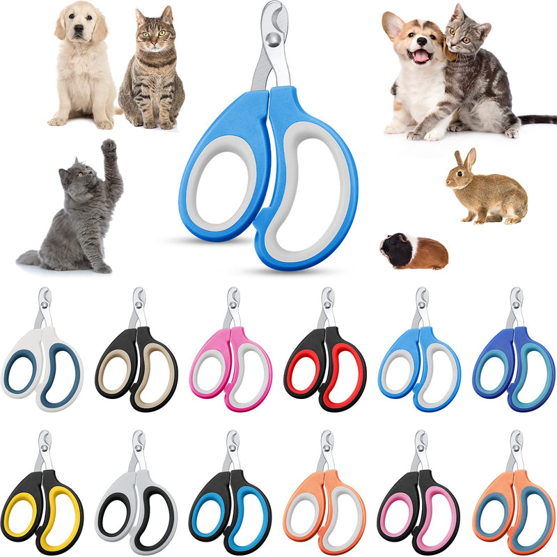 Therwen 24 Pcs Cat Nail Clipper Bulk Cat Nail Trimmer Kitten Claw Clippers Pet Nails Cutter Claw Care for Cats Kittens Bunny Puppy Rabbit Gatos Sharp Safer - BeesActive Australia