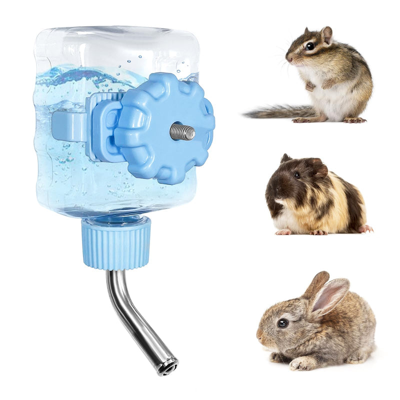 Small Animal Water Bottles for Crate Mini Clear Water Bottles Leak-proof Water Dispenser for Rabbit, Chinchilla, Ferret, Guinea Pigs, Hedgehog, 6oz, No Drip, BPA Free - BeesActive Australia