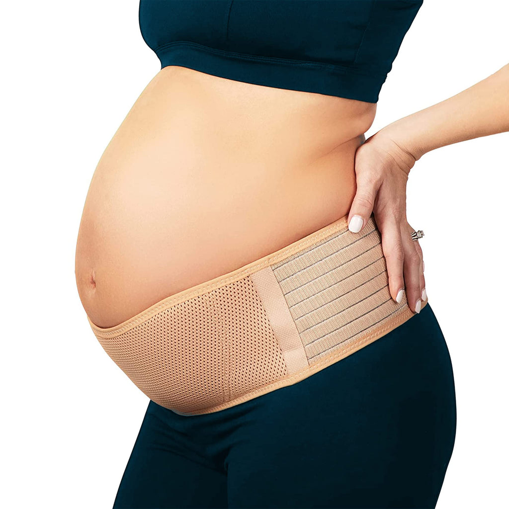 Maternity Belly Bands for Pregnant Women - Pregnancy Support Belt for Tummy, Abdomen, Pelvic & Back Pain Relief - Abdominal Brace Binder for Postpartum Recovery & Post Partum Waist Wrap - BeesActive Australia