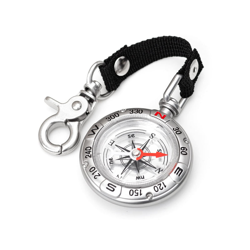 Zinc Alloy Pocket Compass,Portable Pocket Watch Compass,Gift Compass,Camping Survival Compass Suitable for Hiking Backpacking,Camping Plan,Fishing,Outdoor Accessories,1 Pcs - BeesActive Australia